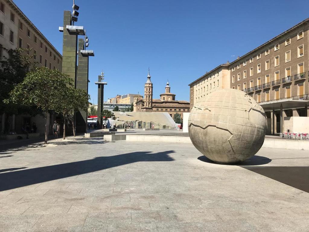 Az El Balcon De Cesar Augusto Lejlighed Zaragoza Eksteriør billede